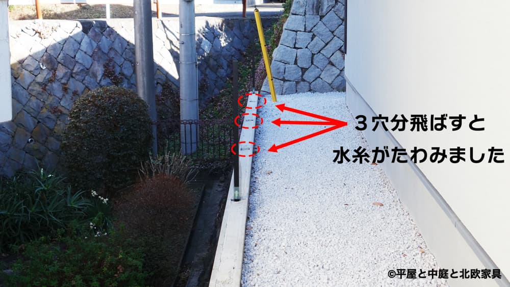 メッシュフェンスDIY