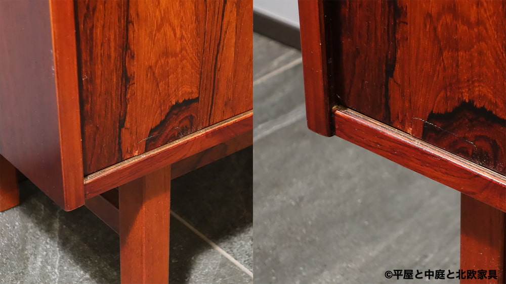 ローズウッドのサイドボード