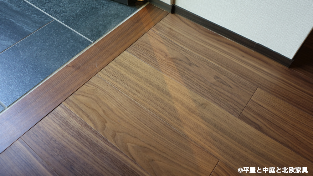 タイルの見切り