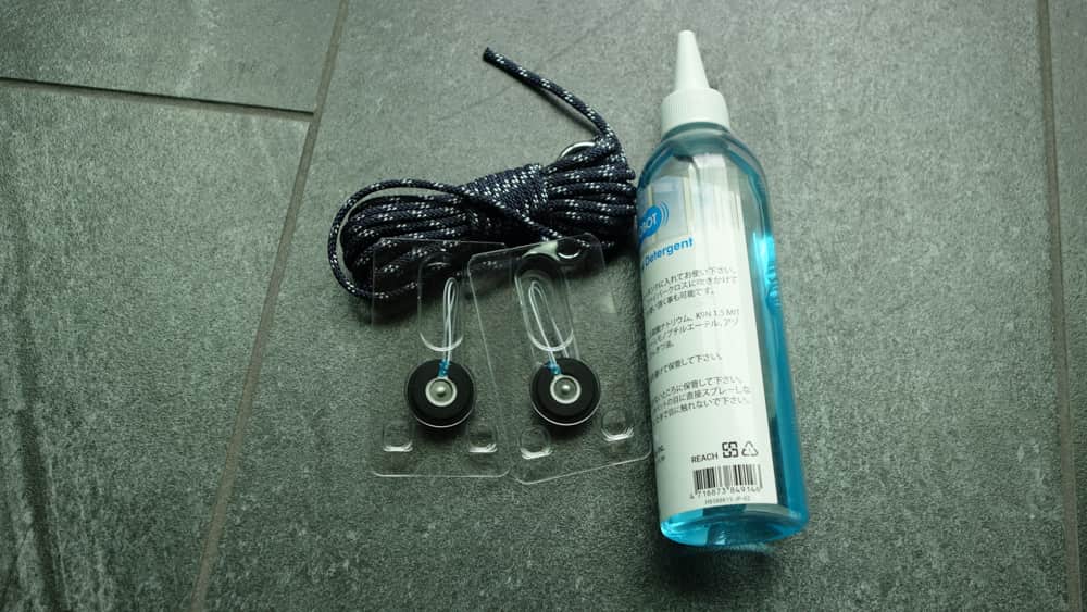 落下防止ロープ・専用洗剤・予備ノズル